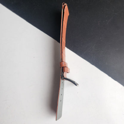 18MM Tan Croco Leather Slim Strap For TITAN EDGE Quartz Watches H53