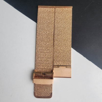 20MM Rose Gold Mesh Band for TITAN EDGE Quartz Watches H58