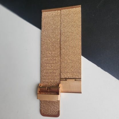20MM Rose Gold Mesh Band for TITAN EDGE Quartz Watches H58