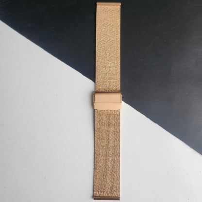 20MM Rose Gold Mesh Band for TITAN EDGE Quartz Watches H58