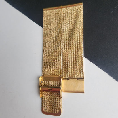 22MM Golden Mesh Band for TITAN EDGE Quartz Watches H60
