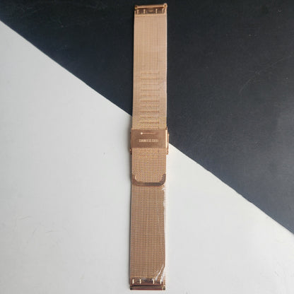 20MM Rose Gold Mesh Band for TITAN EDGE Quartz Watches H59
