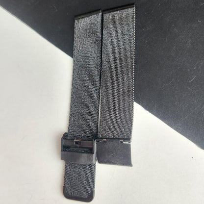 20MM Black Mesh Band for TITAN EDGE Quartz Watches H62