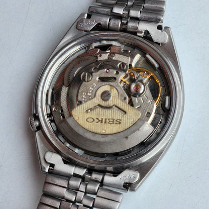 Vintage 1982 Original Seiko 5 Automatic 6309-8840 Black Face 17 Jewels Day-Date Japanese Men's Wrist Watch ET53