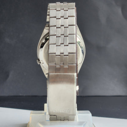 Vintage 1979 Original Seiko 5 Automatic 7009-821J Grey Face 17 Jewels Day-Date Japanese Men's Wrist Watch ET64