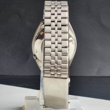 Vintage 1954 Original Seiko 5 Automatic 6309-8840 Silver Face 17 Jewels Day-Date Japanese Men's Wrist Watch ET68