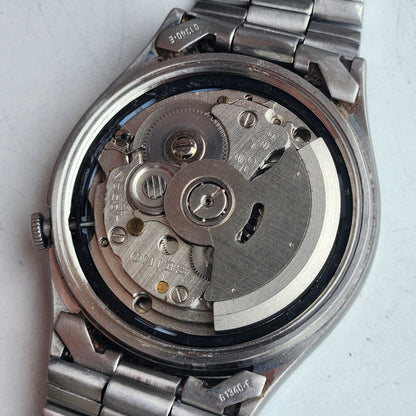 Vintage 1998 Original Seiko 5 Automatic 7S26-3100 White Face 21 Jewels Day-Date Japanese Men's Wrist Watch ET69