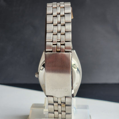 Vintage 1987 Original Citizen Automatic 8200 Grey Face 21 Jewels Day-Date Japanese Men's Wrist Watch EG157
