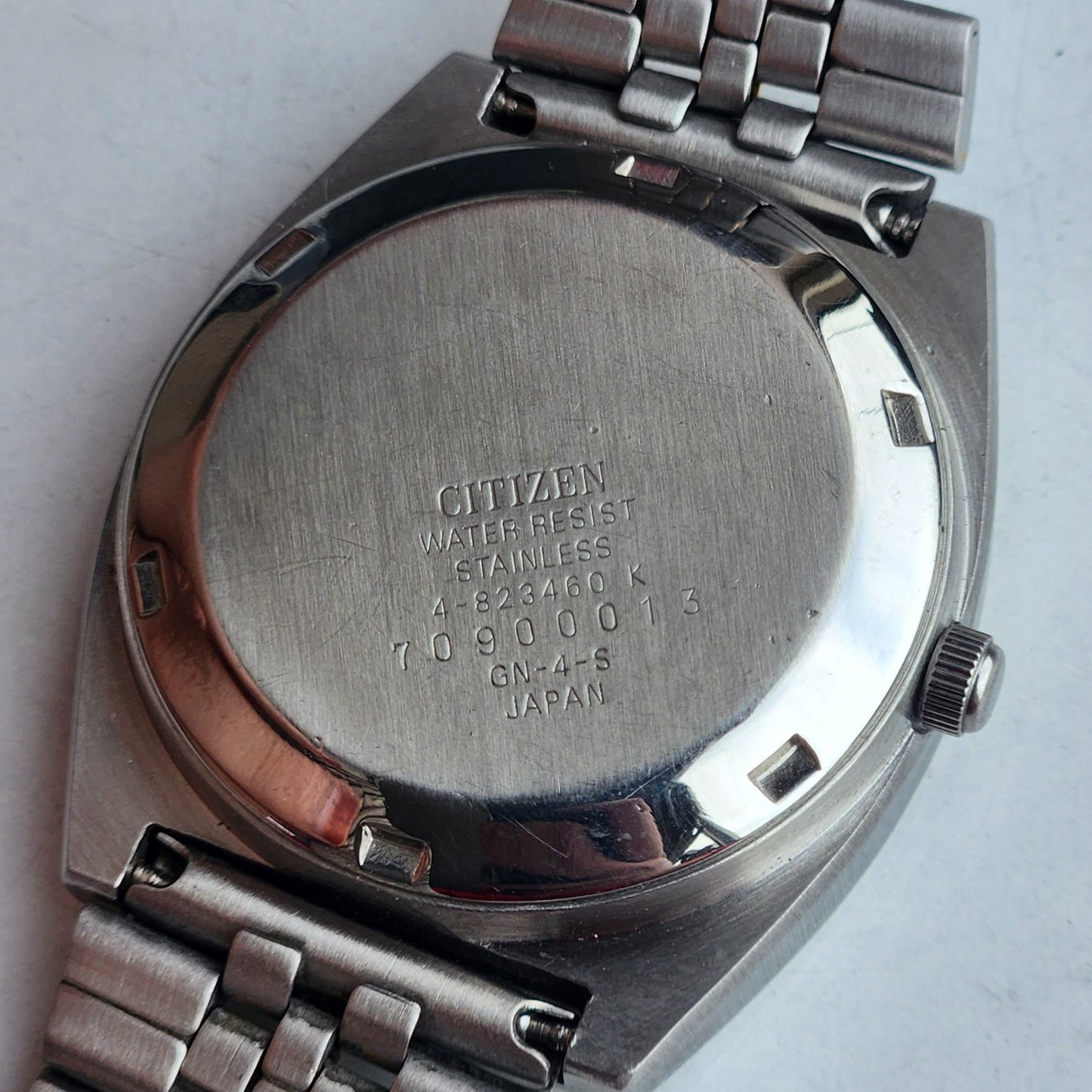 Vintage 1987 Original Citizen Automatic 8200 Grey Face 21 Jewels Day-Date Japanese Men's Wrist Watch EG157