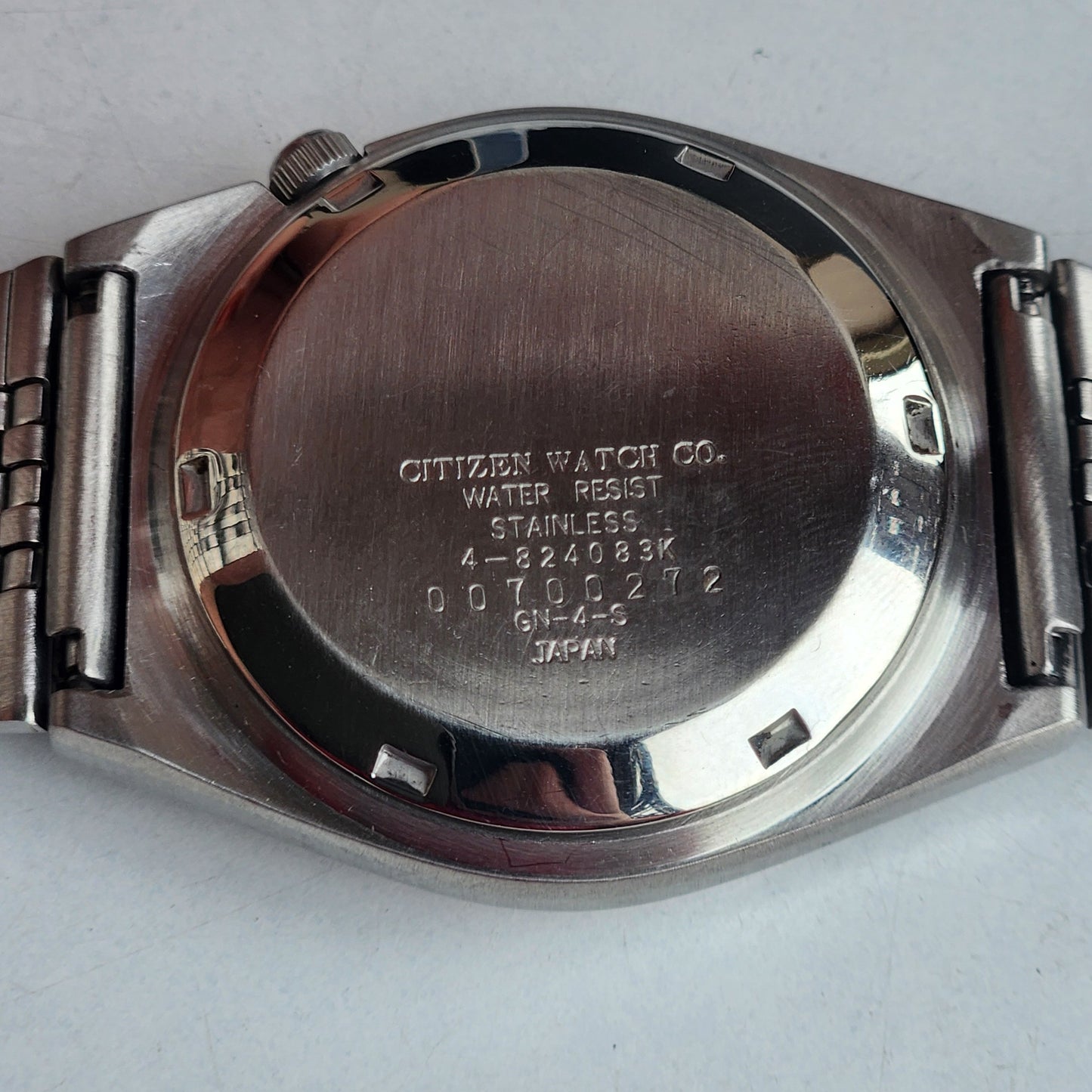 Vintage 1980 Original Citizen Automatic 8200 Black Face 21 Jewels Day-Date Japanese Men's Wrist Watch EG164