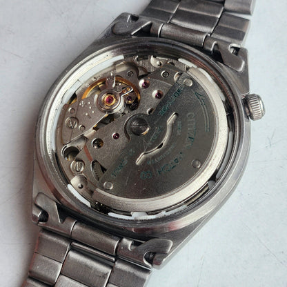 Vintage 1979 Original Citizen Automatic 8200 Golden Face 21 Jewels Day-Date Japanese Men's Wrist Watch EG173