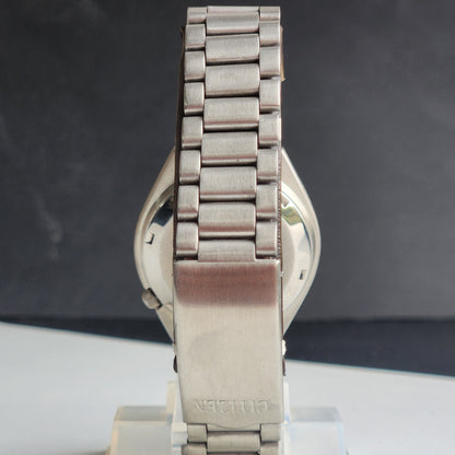 Vintage 1974 Original Citizen Automatic 8200 Black Face 21 Jewels Day-Date Japanese Men's Wrist Watch EG174