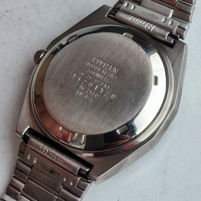 Vintage 1981 Original Citizen Automatic 8200 Black Face 21 Jewels Day-Date Japanese Men's Wrist Watch EG176