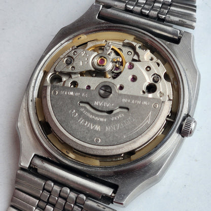 Vintage 1975 Original Citizen Automatic 8200 Silver Face 21 Jewels Day-Date Japanese Men's Wrist Watch EG185