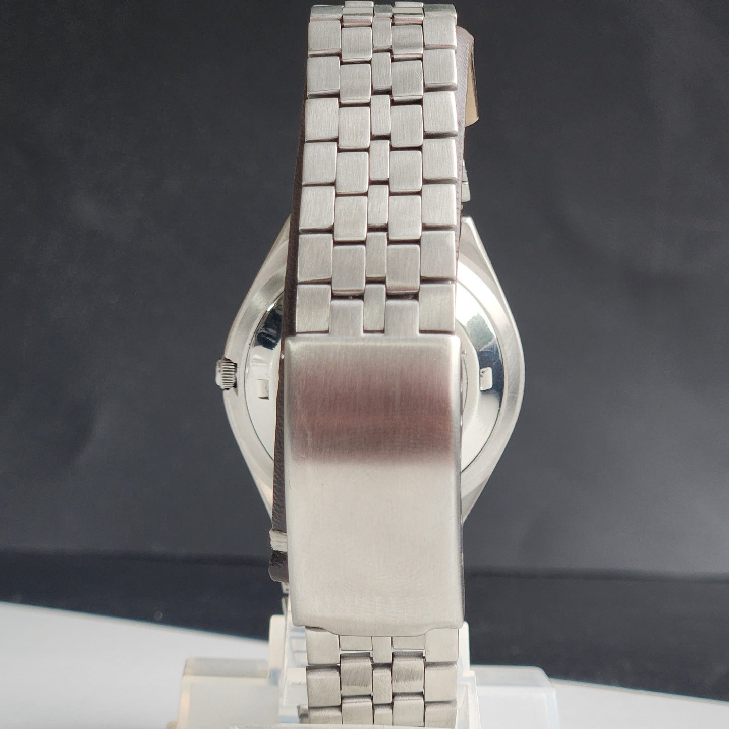 Vintage 1979 Original Citizen Automatic 8200 Grey Face 21 Jewels Day-Date Japanese Men's Wrist Watch EG187