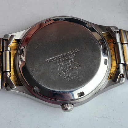 Vintage 1978 Original Citizen Automatic 8200 Black Face 21 Jewels Day-Date Japanese Men's Wrist Watch EG189