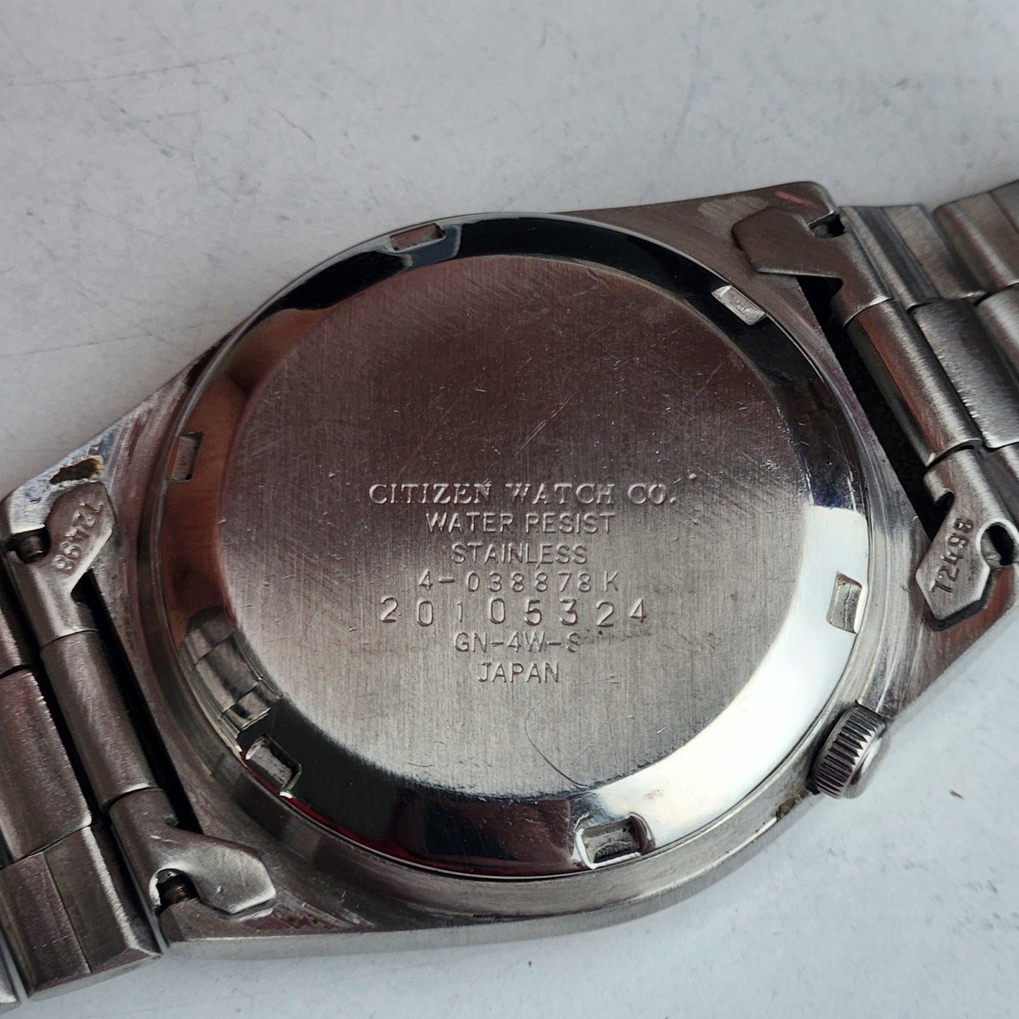 Vintage 1982 Original Citizen Automatic 8200 Black Face 21 Jewels Day-Date Japanese Men's Wrist Watch EG192