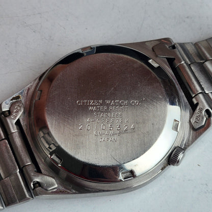Vintage 1982 Original Citizen Automatic 8200 Black Face 21 Jewels Day-Date Japanese Men's Wrist Watch EG192