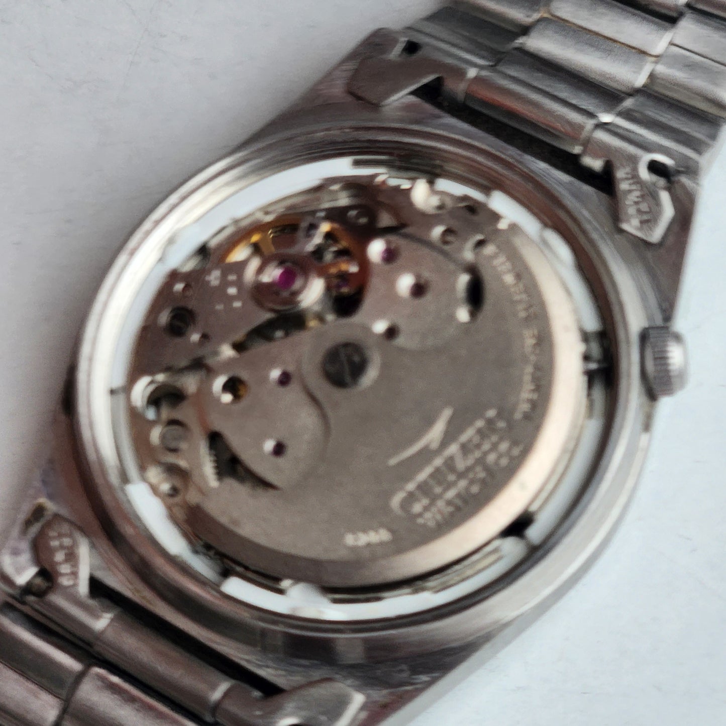 Vintage 1982 Original Citizen Automatic 8200 Black Face 21 Jewels Day-Date Japanese Men's Wrist Watch EG192