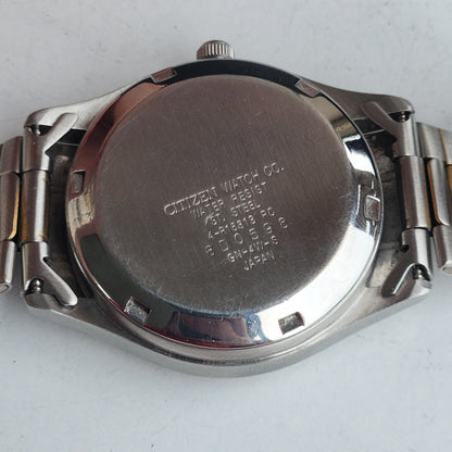 Vintage 1978 Original Citizen Automatic 8200 Golden Face 21 Jewels Day-Date Japanese Men's Wrist Watch EG195
