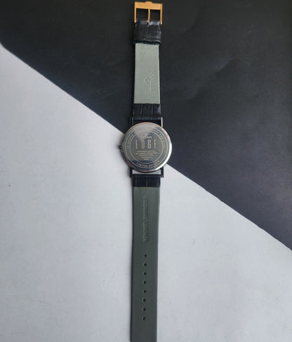 Original TITAN EDGE 1595WAA34 Round White Face 38MM Case Men's Watch H78