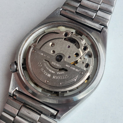 Vintage 1981 Original Citizen Automatic 8200 Golden Face 21 Jewels Day-Date Japanese Men's Wrist Watch EA01