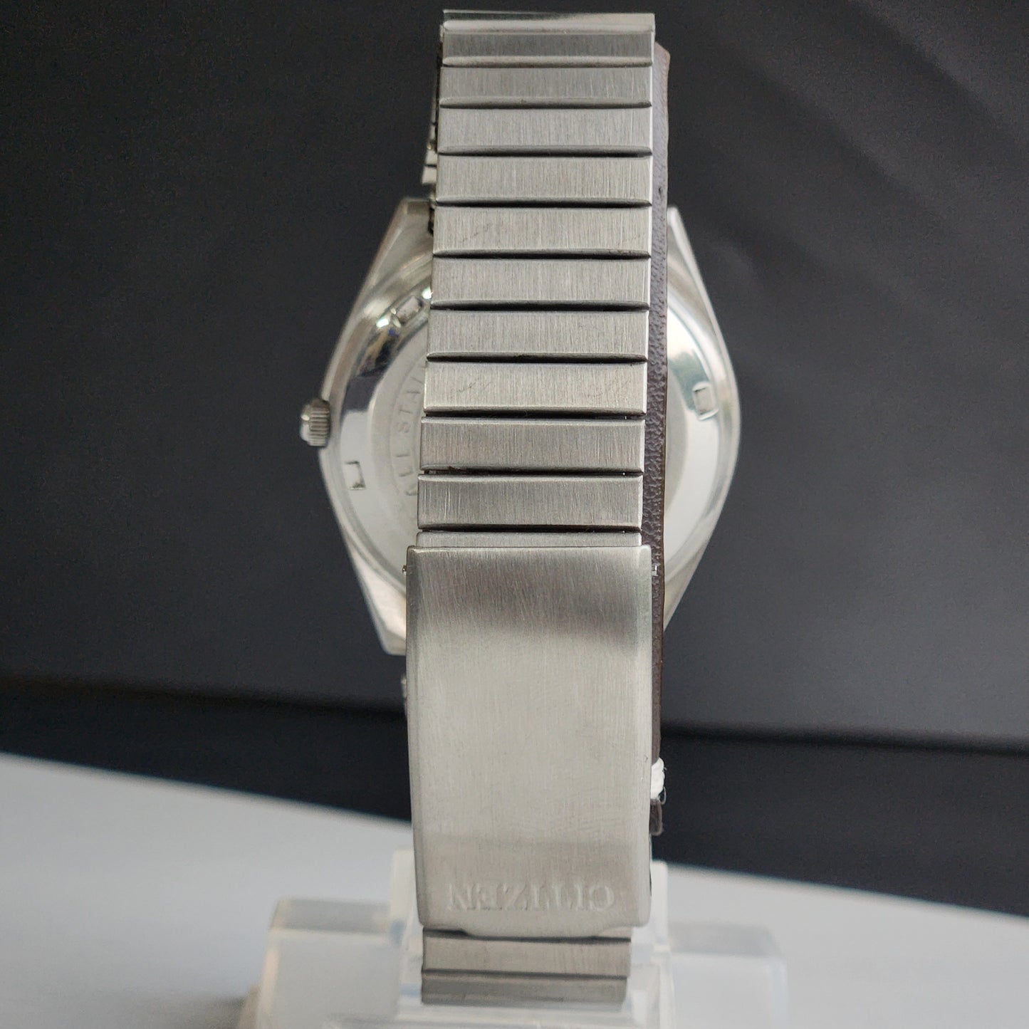 Vintage 1979 Original Citizen Automatic 8200 Cream Face 21 Jewels Day-Date Japanese Men's Wrist Watch EA11
