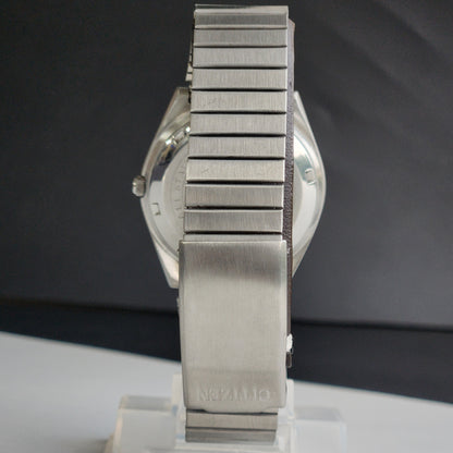 Vintage 1979 Original Citizen Automatic 8200 Cream Face 21 Jewels Day-Date Japanese Men's Wrist Watch EA11
