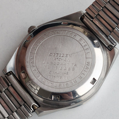 Vintage 1979 Original Citizen Automatic 8200 Cream Face 21 Jewels Day-Date Japanese Men's Wrist Watch EA11