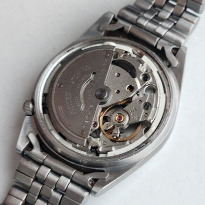 Vintage 1978 Original Citizen Automatic 8200 Golden Face 21 Jewels Day-Date Japanese Men's Wrist Watch EA12