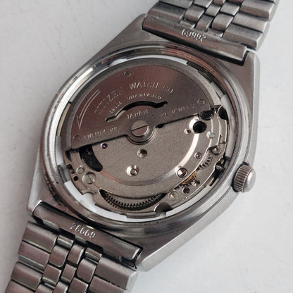 Vintage 1974 Original Citizen Automatic 8200 Golden Face 21 Jewels Day-Date Japanese Men's Wrist Watch EA15
