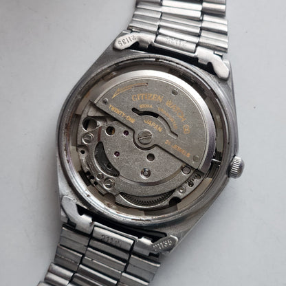 Vintage 1978 Original Citizen Automatic 8200 Black Face 21 Jewels Day-Date Japanese Men's Wrist Watch EA16
