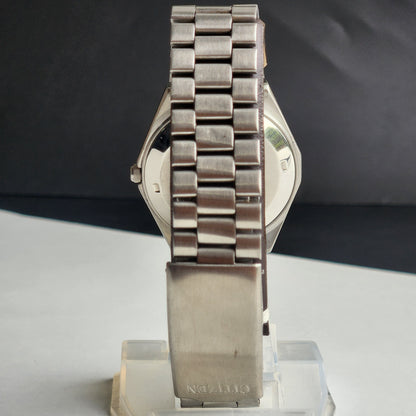Vintage 1977 Original Citizen Automatic 8200 Golden Face 21 Jewels Day-Date Japanese Men's Wrist Watch EA25