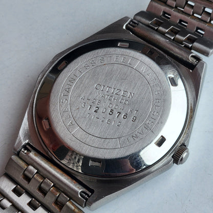 Vintage 1983 Original Citizen Automatic 8200 Golden Face 21 Jewels Day-Date Japanese Men's Wrist Watch EA28
