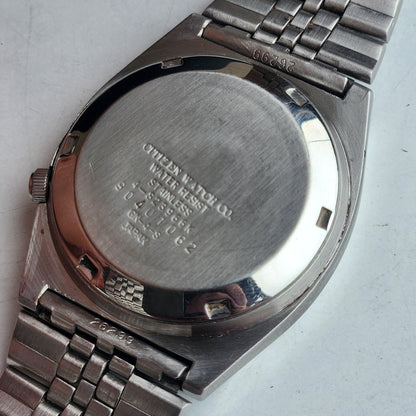 Vintage 1979 Original Citizen Automatic 8200 Golden Face 21 Jewels Day-Date Japanese Men's Wrist Watch EA36
