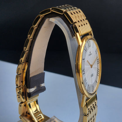 Original TITAN EDGE 1595WAA34 Round White Face 38MM Case Men's Watch H83