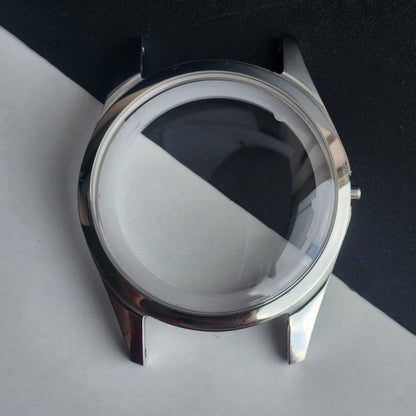 New Replacement Case for HMT Janata/Pilot/Jubilee/Jawan with Exhibition Back Stainless Steel H90