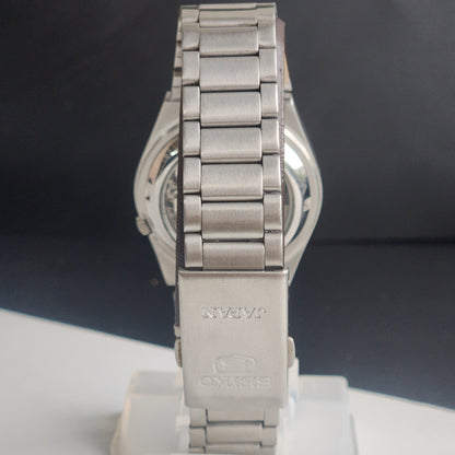 Vintage Original Seiko 5 Automatic 7S26-0530 Black Face 21 Jewels With Exhibition Back Day-Date Japanese Men's Wrist Watch I51