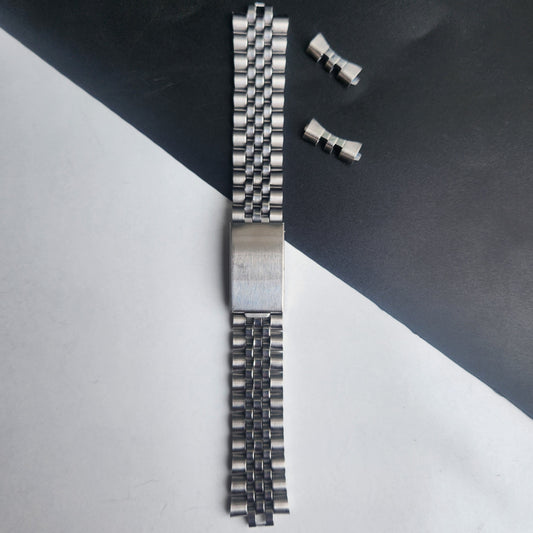 18MM Stainless Steel Silver Jubilee With Clamp Bracelet Automatic Mechanical Watches I57