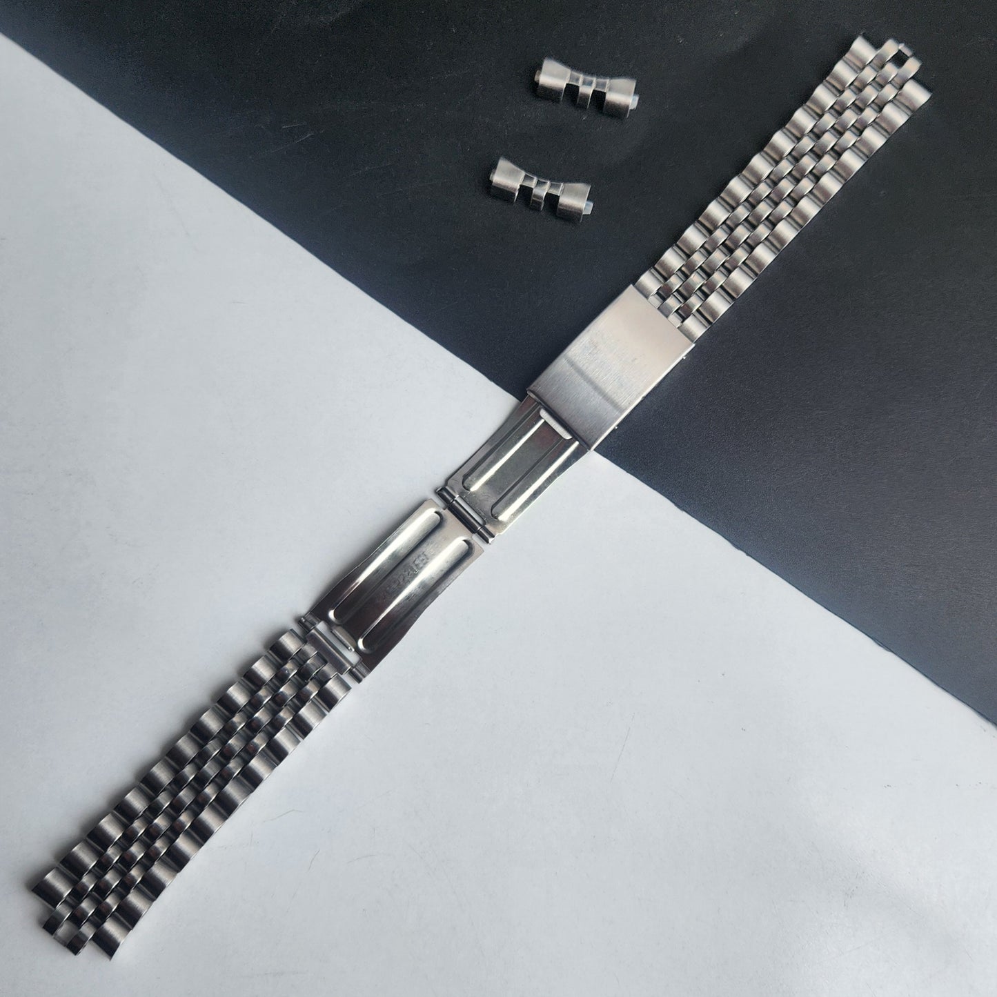 18MM Stainless Steel Silver Jubilee With Clamp Bracelet Automatic Mechanical Watches I57