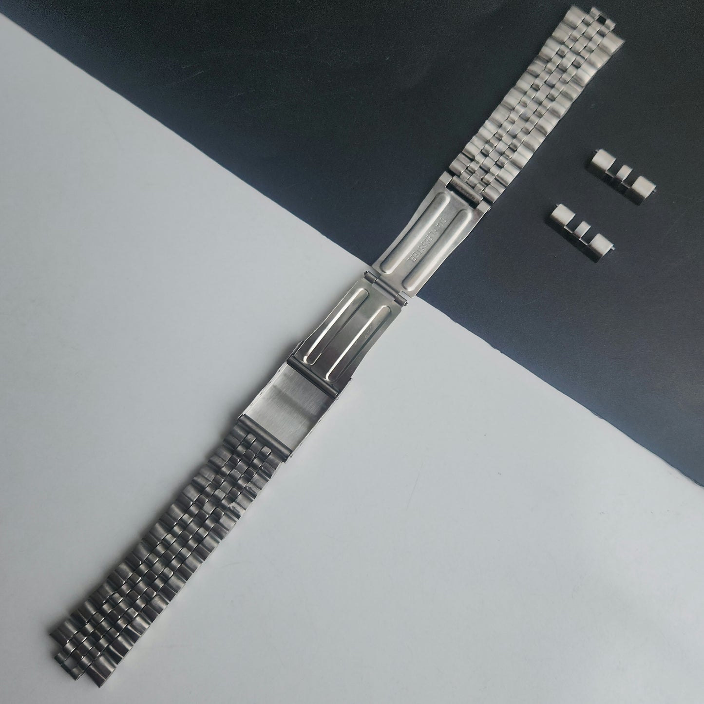 18MM Stainless Steel Silver Jubilee With Clamp Bracelet Automatic Mechanical Watches I58
