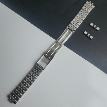18MM Stainless Steel Silver Jubilee With Clamp Bracelet Automatic Mechanical Watches I58