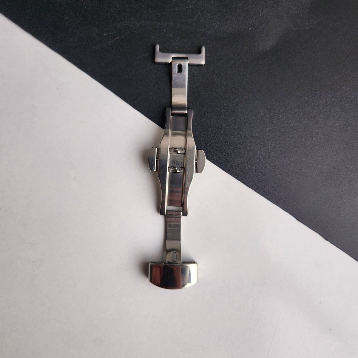 16MM Stainless Steel Butterfly Clasp For 18MM watch Strap I60
