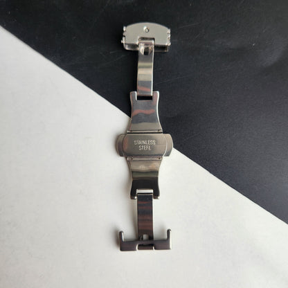 16MM Stainless Steel Butterfly Clasp For 18MM watch Strap I60