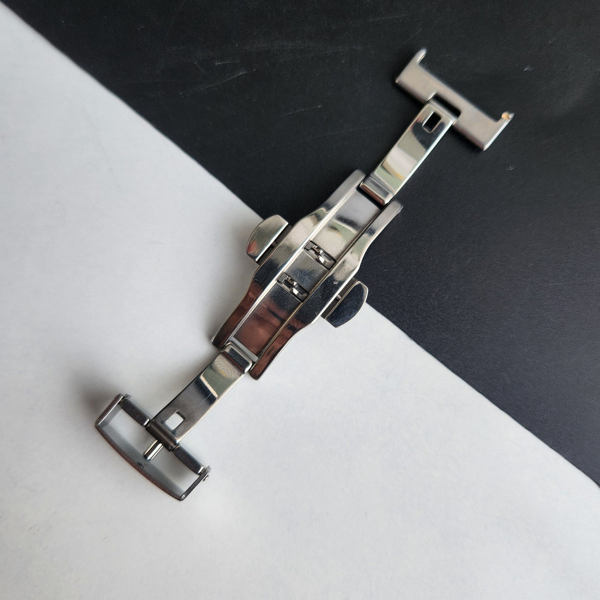 18MM Stainless Steel Butterfly Clasp For 20MM watch Strap I59