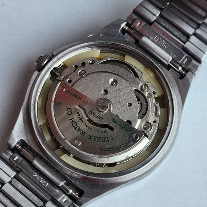Vintage 1979 Original Citizen Automatic 8200 Golden Face 21 Jewels Day-Date Japanese Men's Wrist Watch IN01