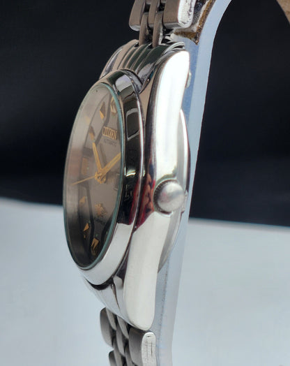 Vintage 1978 Original Citizen Automatic 8200 Grey Face 21 Jewels Day-Date Japanese Men's Wrist Watch IN07