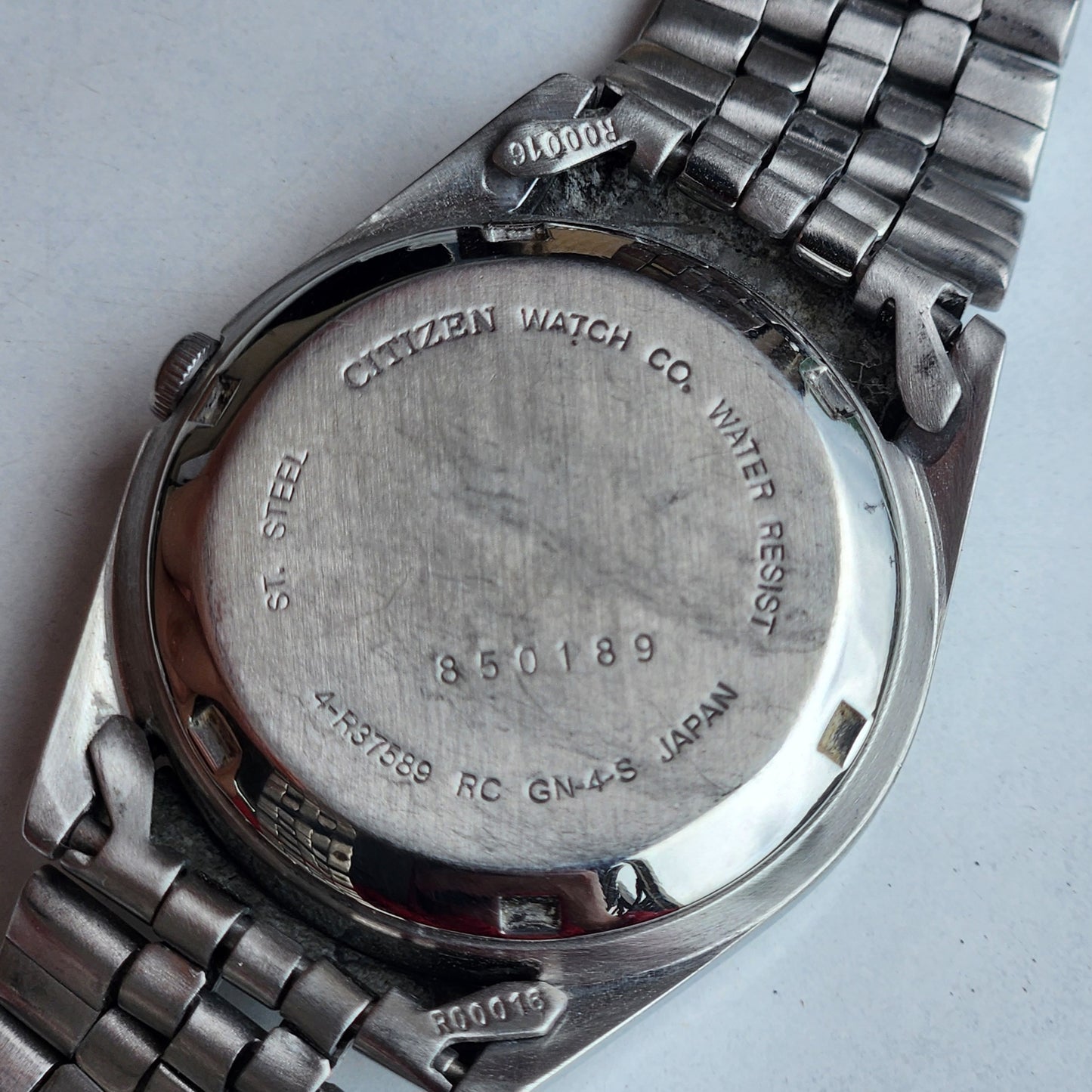 Vintage 1978 Original Citizen Automatic 8200 Grey Face 21 Jewels Day-Date Japanese Men's Wrist Watch IN07