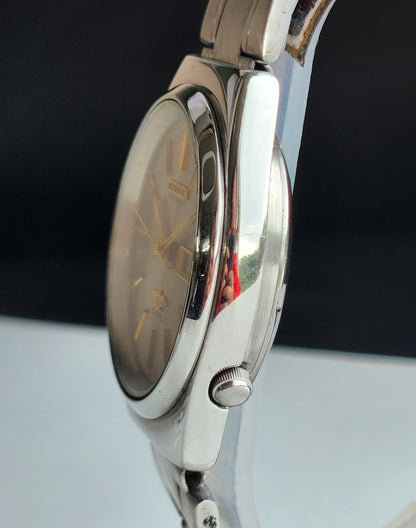 Vintage 1976 Original Citizen Automatic 8200 Silver Face 21 Jewels Day-Date Japanese Men's Wrist Watch IN20