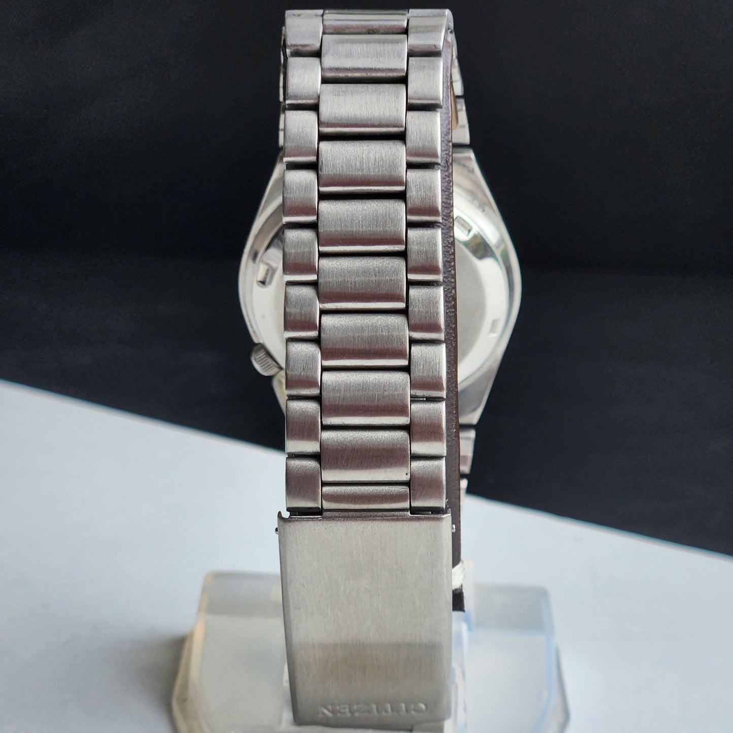 Vintage 1978 Original Citizen Automatic 8200 Grey Face 21 Jewels Day-Date Japanese Men's Wrist Watch IN28